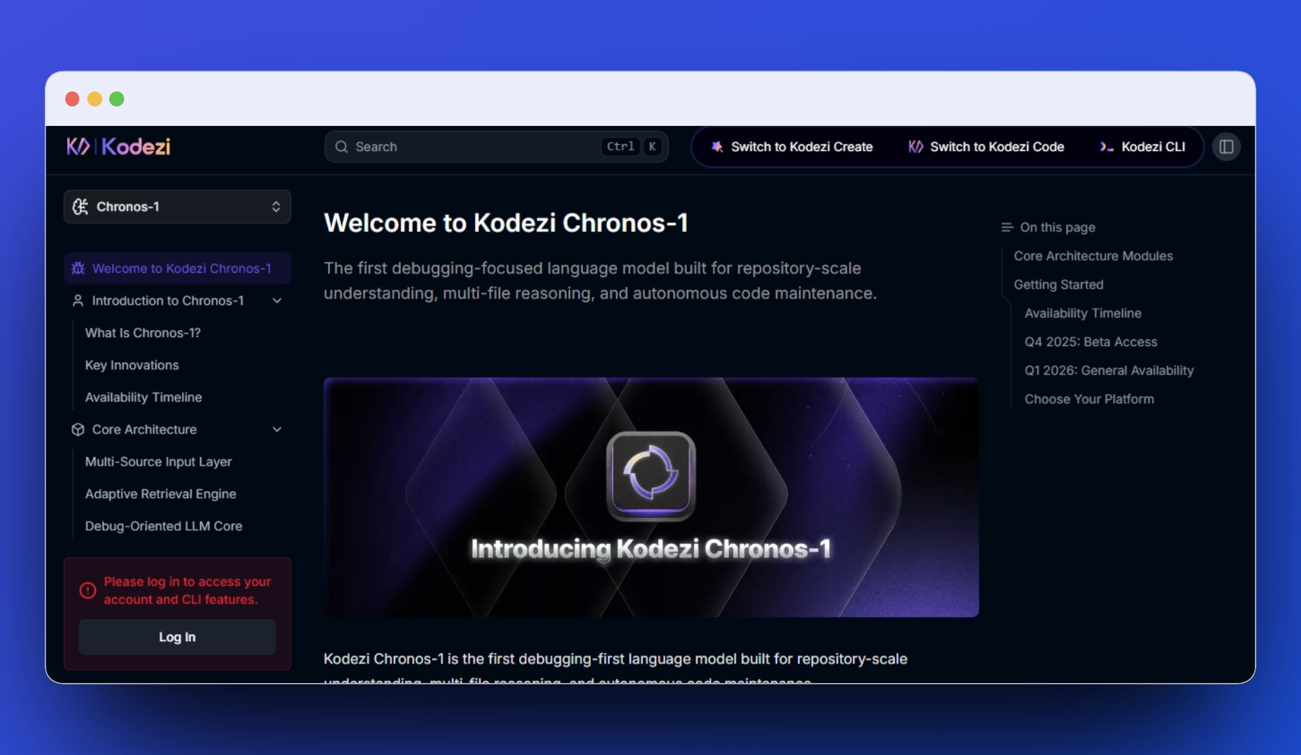chronos_1 guide